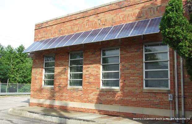 Use of solar panels. Credit: Doty & Miller Architects