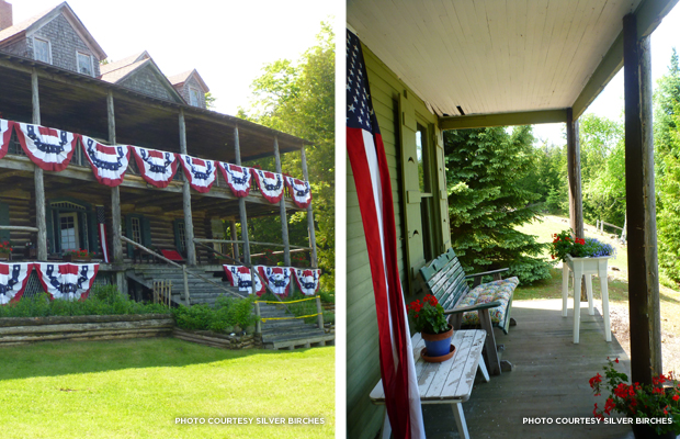 Silver Birches ready for the 2013 July 4th festivities. Credit: Silver Birches.